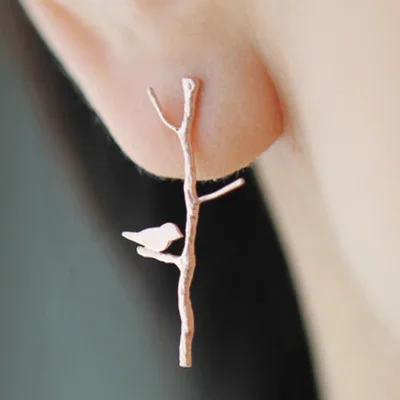 New Trendy Simple Stylish Stud Earrings For Women Lovely Bird&Twig Design Sweet Birthday Gift
New Trendy Simple Stylish Stud Earrings For Women Lovely Bird&Twig Design Sweet Birthday Gift