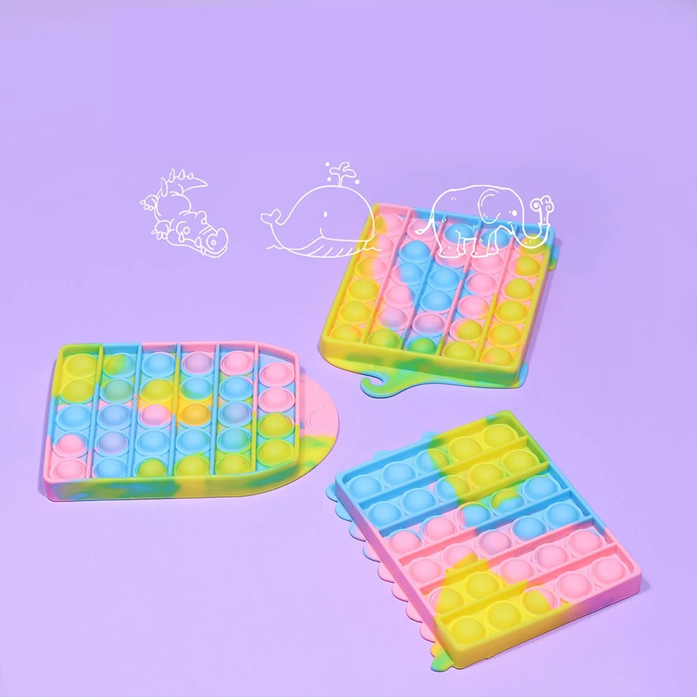 Tie-Dye Animal Push Bubble Silicone Sensory Fidget Toys Autism Stress Reliever Restore Emotions Toy for OCD Anxiety
Tie-Dye Animal Push Bubble Silicone Sensory Fidget Toys Autism Stress Reliever Restore Emotions Toy for OCD Anxiety