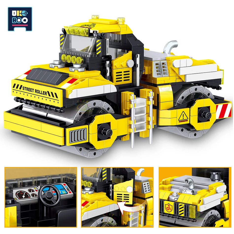 744pcs high-tech Engineering Roller Building Blocks City Construction Works Vehicle Road Car Bricks Toys Fof Children Gift
744pcs high-tech Engineering Roller Building Blocks City Construction Works Vehicle Road Car Bricks Toys Fof Children Gift