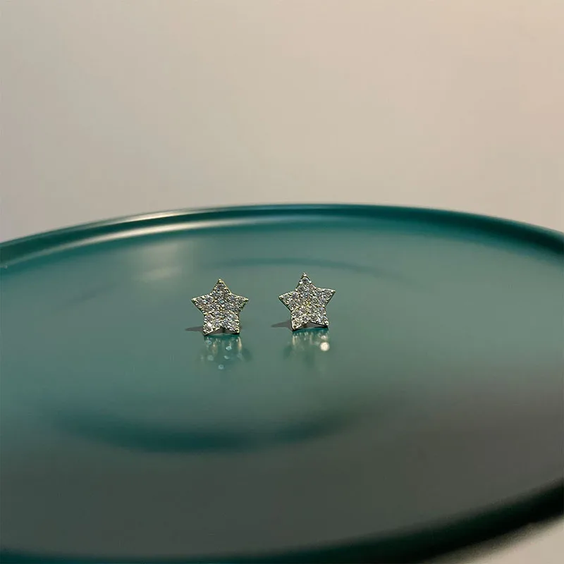 2021Trend Sweet Dazzling Cute Star Earrings For Women Korean Fashion Super Shining Exquisite Stud Earrings Wedding Jewelry Gift
2021Trend Sweet Dazzling Cute Star Earrings For Women Korean Fashion Super Shining Exquisite Stud Earrings Wedding Jewelry Gift