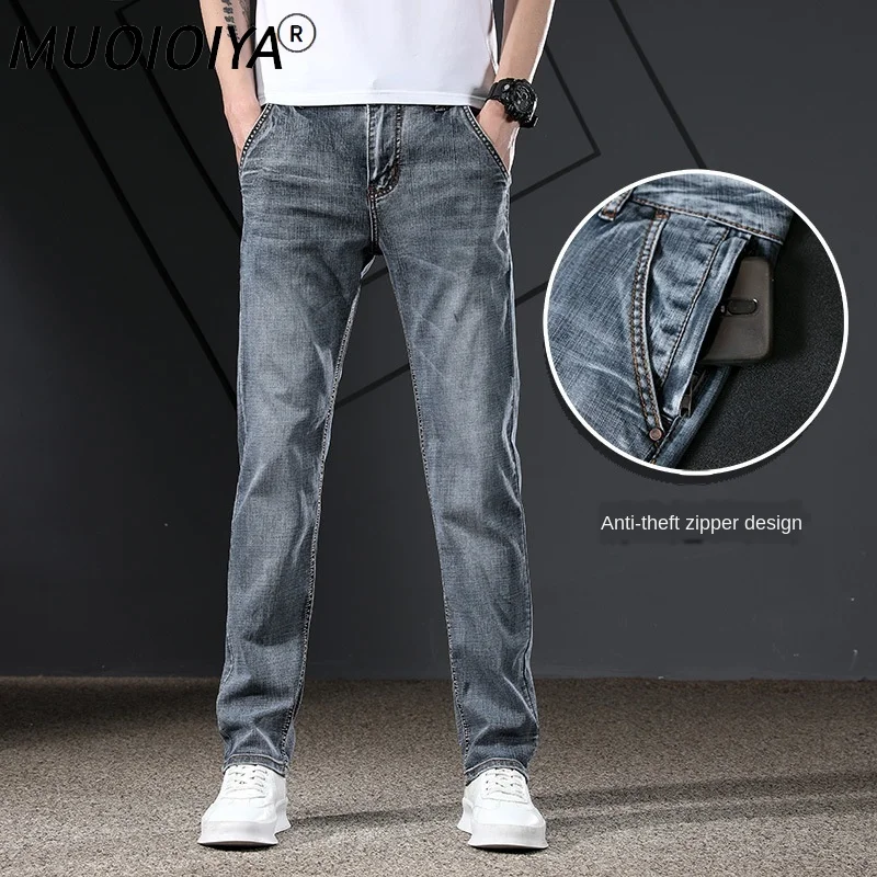 Stretch Denim Jeans Men Straight Anti-Theft Zipper Denim Jeans Male Pants 2022 New Size 28 -36 38 40 Mens Jean
Stretch Denim Jeans Men Straight Anti-Theft Zipper Denim Jeans Male Pants 2022 New Size 28 -36 38 40 Mens Jean