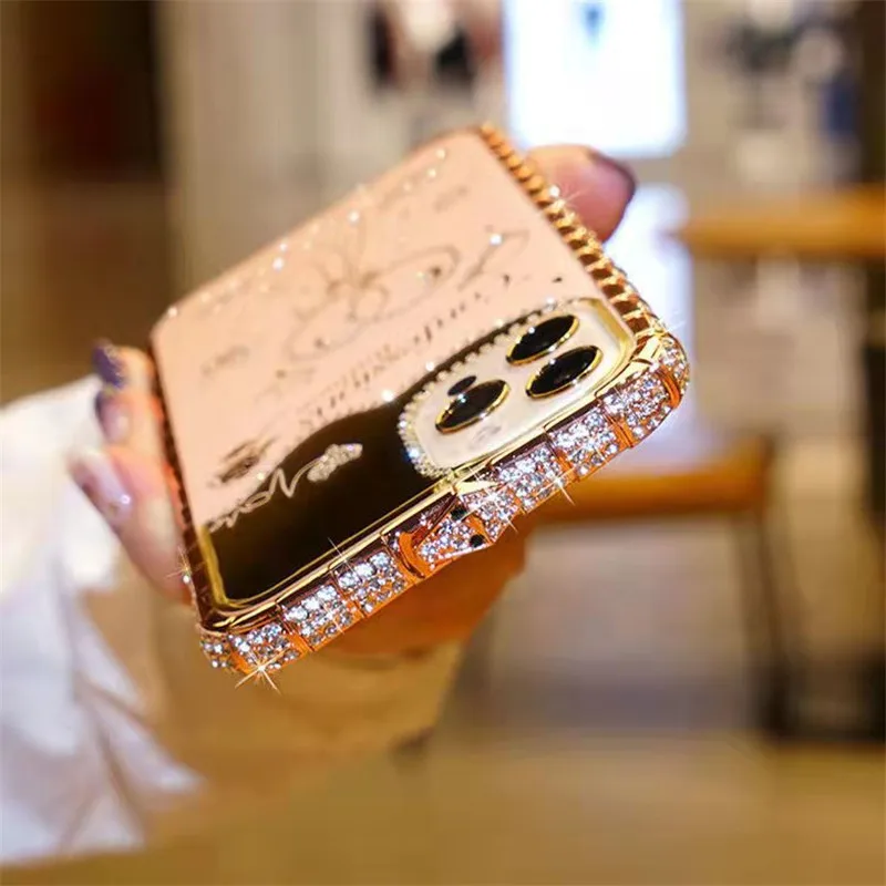 Glitter Crystal Diamond Phone Case for Apple iPhone 12 11 Pro Max Xr Xs Max Luxury Rhinestone Cover for iphone 7 8 Plus X Coques
Glitter Crystal Diamond Phone Case for Apple iPhone 12 11 Pro Max Xr Xs Max Luxury Rhinestone Cover for iphone 7 8 Plus X Coques