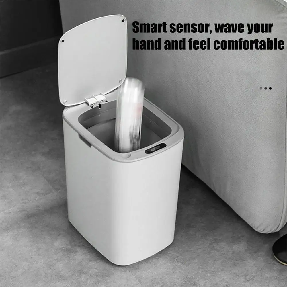 Intelligent Trash Can Automatic Sensor Dustbin Smart Sensor Electronic Waste Bin Home Rubbish Can For Kitchen Bathroom Garbage
Intelligent Trash Can Automatic Sensor Dustbin Smart Sensor Electronic Waste Bin Home Rubbish Can For Kitchen Bathroom Garbage