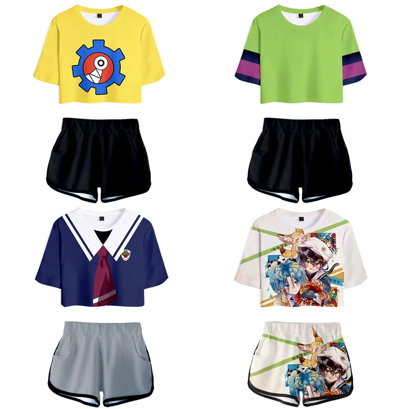 Anime SK8 the Infinity Tshirt Shorts Cosplay Costumes MIYA Short Sleeve T shirt Shorts Sport Suits WomenTees Running Sets Girls
Anime SK8 the Infinity Tshirt Shorts Cosplay Costumes MIYA Short Sleeve T shirt Shorts Sport Suits WomenTees Running Sets Girls