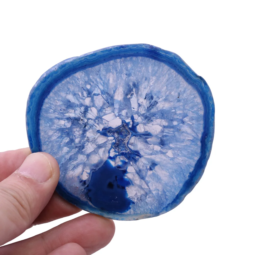 Natural Geode Agate Stone Coasters Colorful Agate Slices Ornaments Drink Coaster Cup Mat Real Agate Pad for Home Decoration
Natural Geode Agate Stone Coasters Colorful Agate Slices Ornaments Drink Coaster Cup Mat Real Agate Pad for Home Decoration