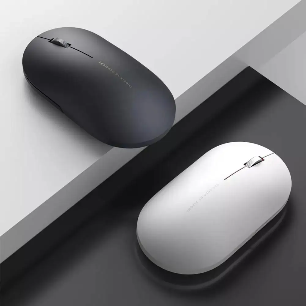 Беспроводная Bluetooth мышь Xiaomi лазерная оптическая портативная 2 го поколения для
