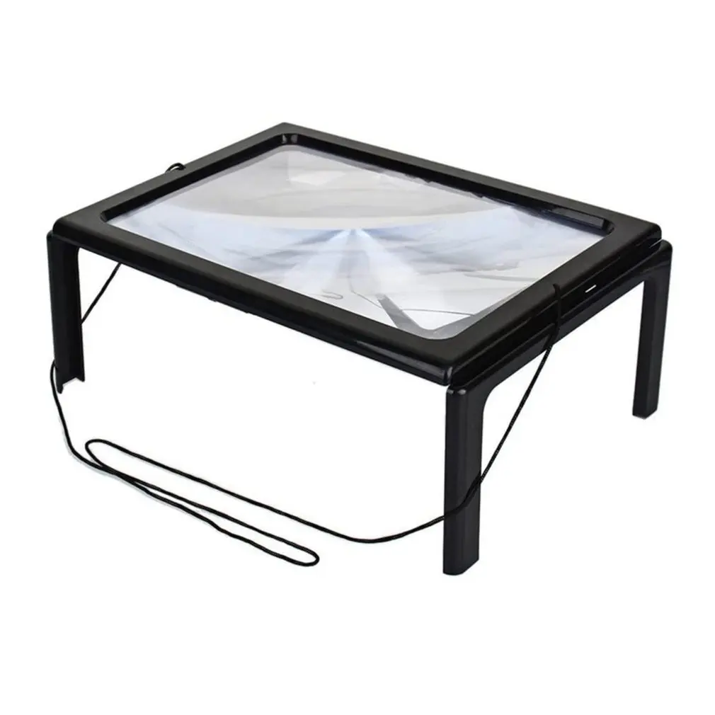 Full Page Magnifying Glasses LED Light Lamp Hands Free Full Page Stand Magnifying Magnifier For Older Parents Reading
Full Page Magnifying Glasses LED Light Lamp Hands Free Full Page Stand Magnifying Magnifier For Older Parents Reading