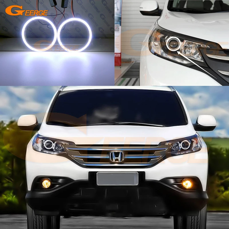 Для honda CR V CRV 2012 2013 2014 проектор фары отличные ультра яркие COB комплект светодиодов