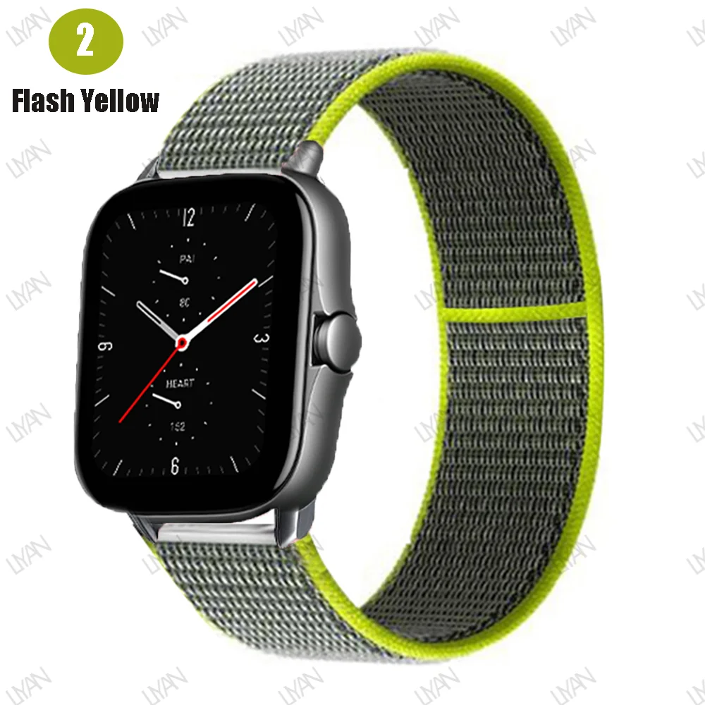 20mm/22mm watch band For Amazfit GTS/2/2e/GTS2 Mini/GTR 42mm/47mm/GTR2/2e/stratos 2/3 Nylon Loop belt Bracelet Amazfit bip strap
20mm/22mm watch band For Amazfit GTS/2/2e/GTS2 Mini/GTR 42mm/47mm/GTR2/2e/stratos 2/3 Nylon Loop belt Bracelet Amazfit bip strap