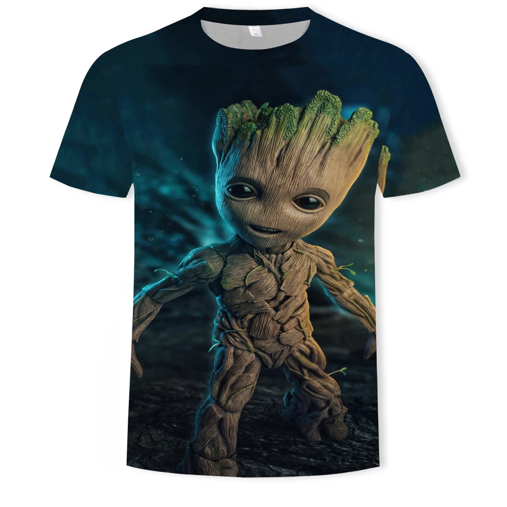 Guardians Of The Galaxy Groot T-shirt Youth 3d Print T-shirts Summer Hot-selling Handsome Guy And Beautiful Cool Street Fashion 
Guardians Of The Galaxy Groot T-shirt Youth 3d Print T-shirts Summer Hot-selling Handsome Guy And Beautiful Cool Street Fashion