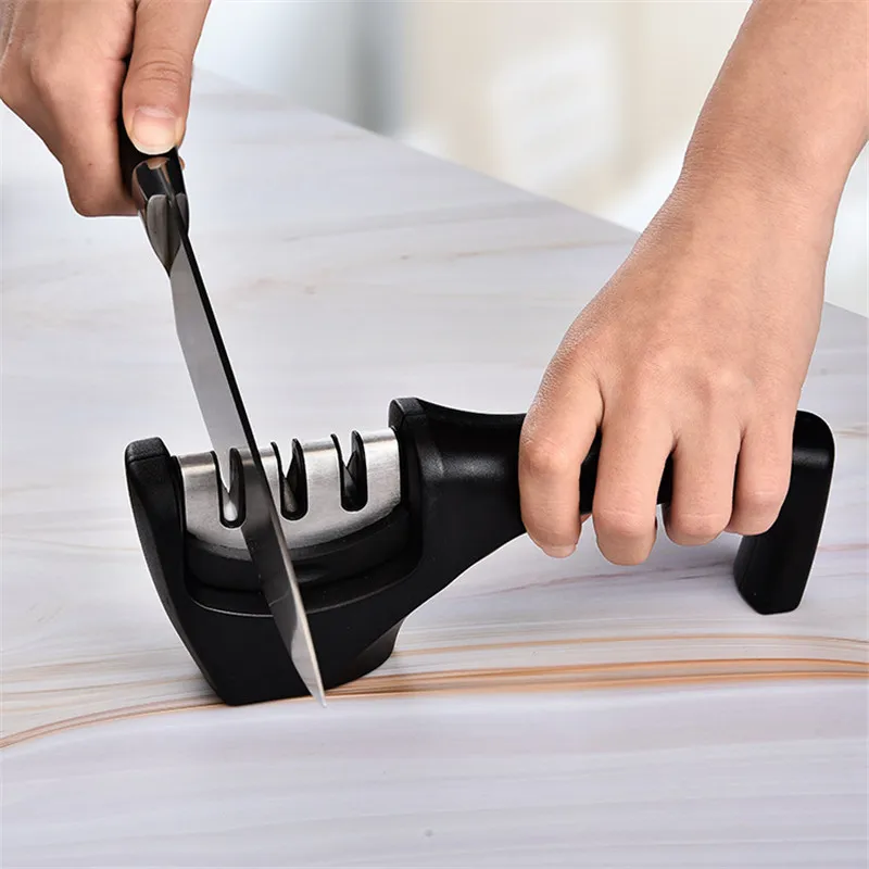 Knife Sharpener 3 Stages Kitchen Accessories Sharpening Stone Grinder Knives Whetstone Tungsten Diamond Ceramic Sharpener Tools
Knife Sharpener 3 Stages Kitchen Accessories Sharpening Stone Grinder Knives Whetstone Tungsten Diamond Ceramic Sharpener Tools