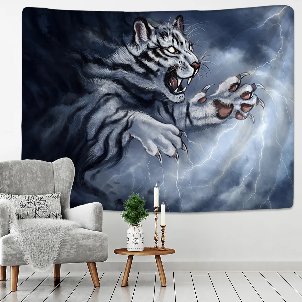 Tiger Fashion Wall Tapestry Carpets Wall Hanging Tiger Pattern Luxury Modern Home Decoration Mandala Tapestry
Tiger Fashion Wall Tapestry Carpets Wall Hanging Tiger Pattern Luxury Modern Home Decoration Mandala Tapestry