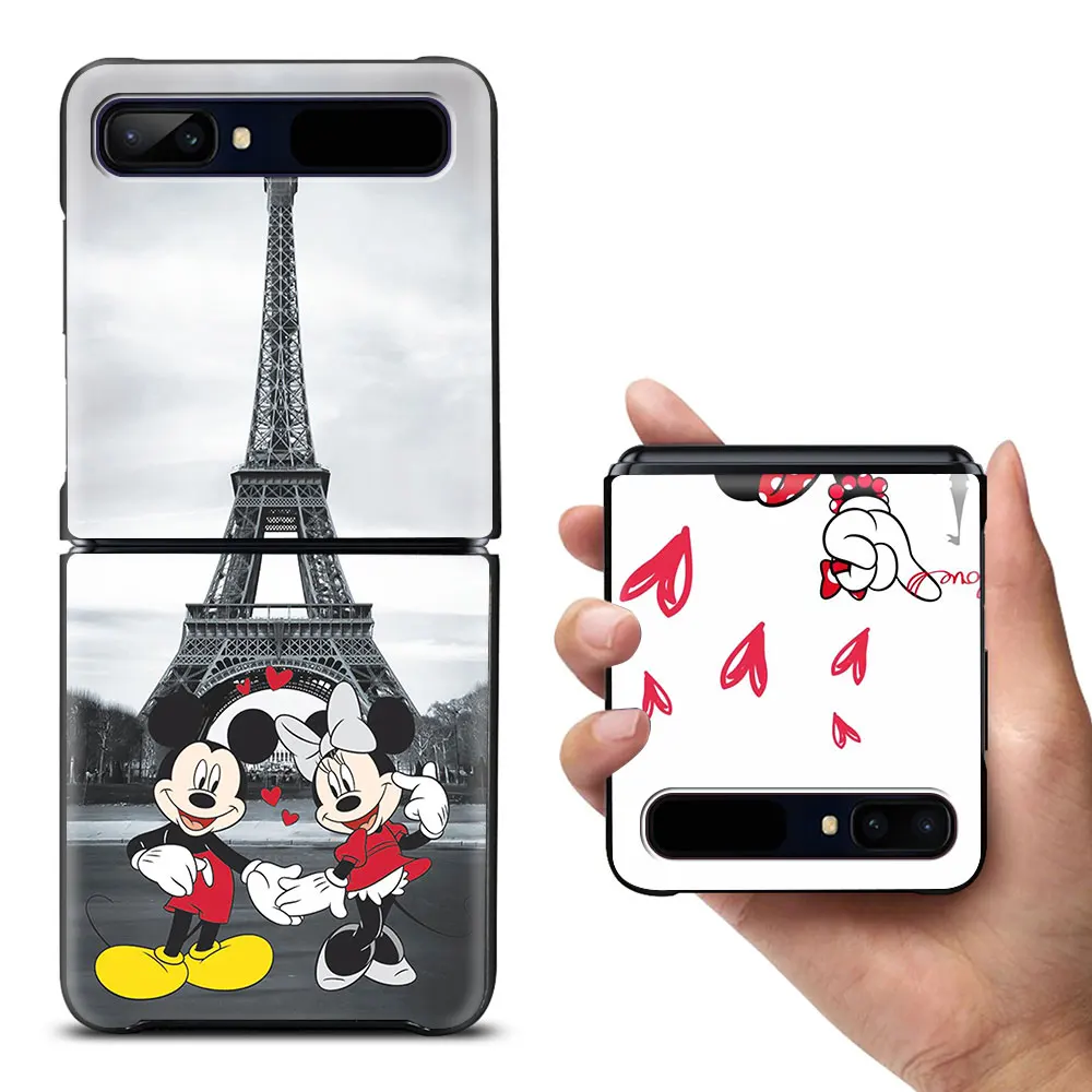 Противоударный чехол с изображением Микки и Минни в Лондоне для Samsung Galaxy Z