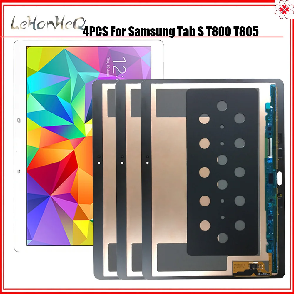 Wholesale 4 Pcs/lot LCD For Samsung Galaxy Tab S T800 T805 SM-T800 Tablet LCD Display Touch Screen Assembly Panel Replacement
Wholesale 4 Pcs/lot LCD For Samsung Galaxy Tab S T800 T805 SM-T800 Tablet LCD Display Touch Screen Assembly Panel Replacement