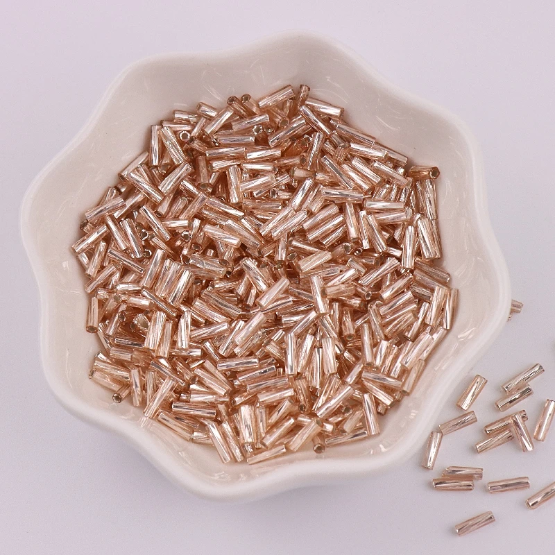 300Pcs Size 2x6mm Twist Bugles Loose Glass Seed Spacer Tube Leptospira Beads For jewelry making DIY Garment Sew Accessories
300Pcs Size 2x6mm Twist Bugles Loose Glass Seed Spacer Tube Leptospira Beads For jewelry making DIY Garment Sew Accessories