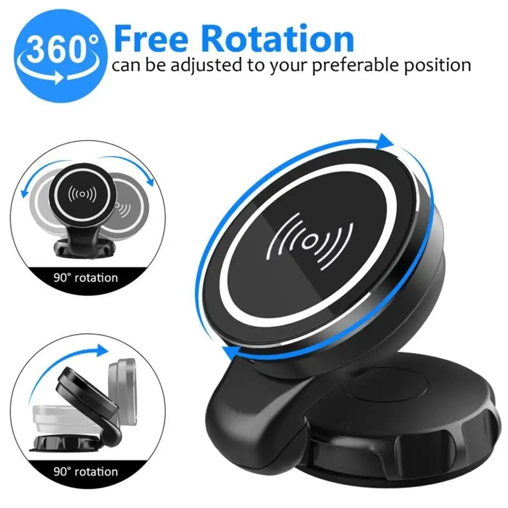 15W Magnetic Wireless Car Charger Mount for iPhone 12 Mini/12 Pro Max Fast Charging Suction Cup Car Phone Holder Stand
15W Magnetic Wireless Car Charger Mount for iPhone 12 Mini/12 Pro Max Fast Charging Suction Cup Car Phone Holder Stand