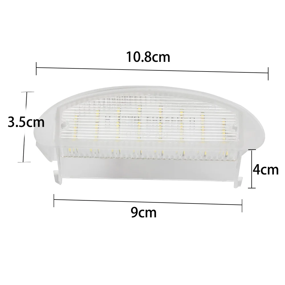 OEM 7700410754 12V Car LED License Plate Lights White Rear Lamps Error Free Automobile Accessories For Renault Clio MK2 Twingo
OEM 7700410754 12V Car LED License Plate Lights White Rear Lamps Error Free Automobile Accessories For Renault Clio MK2 Twingo