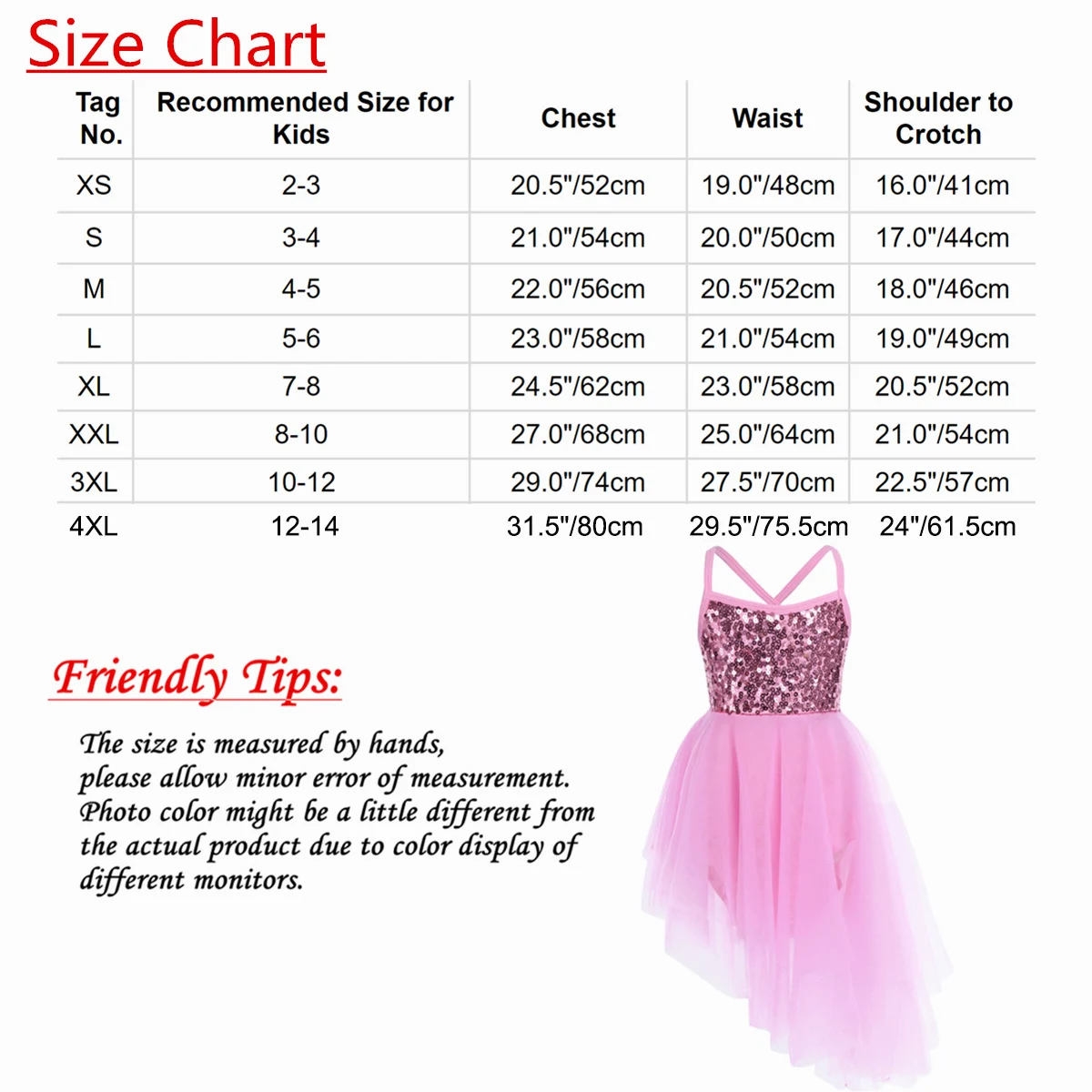 Sleeveless Children Kids Dancing Ballet Tutu Dress Girls Tulle Ballet Dancewear Dress Gymnastics Leotard Ballerina Dance Clothes
Sleeveless Children Kids Dancing Ballet Tutu Dress Girls Tulle Ballet Dancewear Dress Gymnastics Leotard Ballerina Dance Clothes