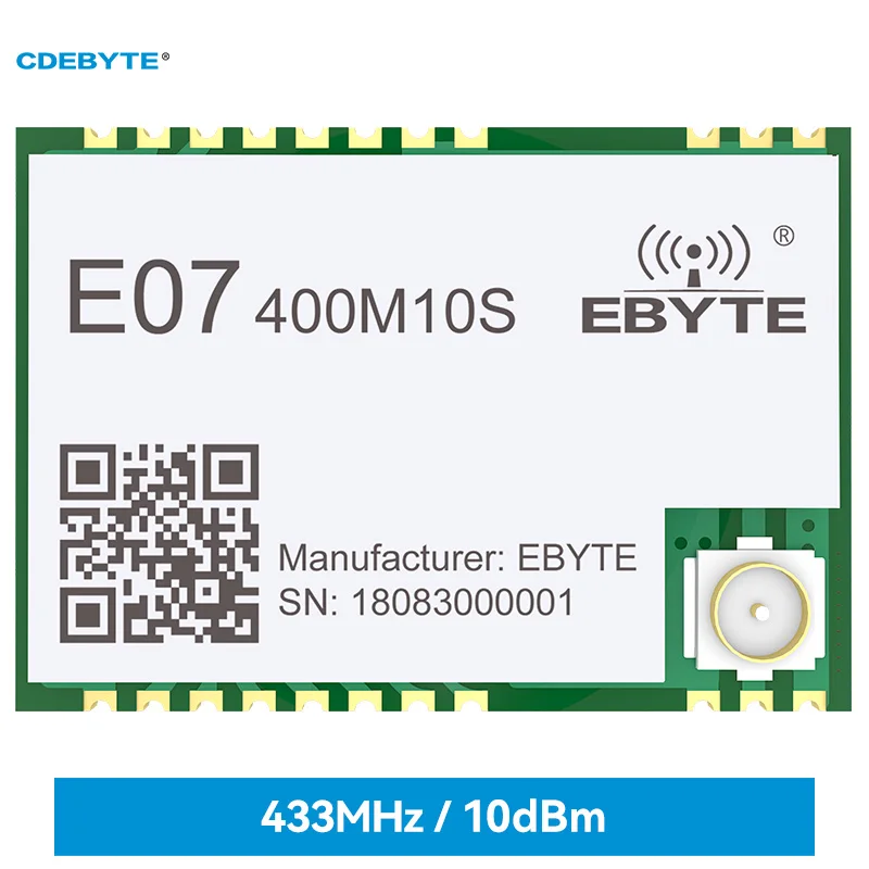 TI CC1101 беспроводной радиочастотный модуль 433 МГц, IPEX/Stamp антенна отверстия Φ большой диапазон 1,5 км SMD посылка SPI беспроводной модуль
TI CC1101 беспроводной радиочастотный модуль 433 МГц, IPEX/Stamp антенна отверстия Φ большой диапазон 1,5 км SMD посылка SPI беспроводной модуль