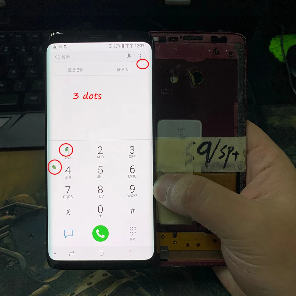 SUPER AMOLED For SAMSUNG S9 S9 Plus LCD Display Touch Screen Digitizer Assembly With Small Dot For Samsung G960 G965 No Frame
SUPER AMOLED For SAMSUNG S9 S9 Plus LCD Display Touch Screen Digitizer Assembly With Small Dot For Samsung G960 G965 No Frame