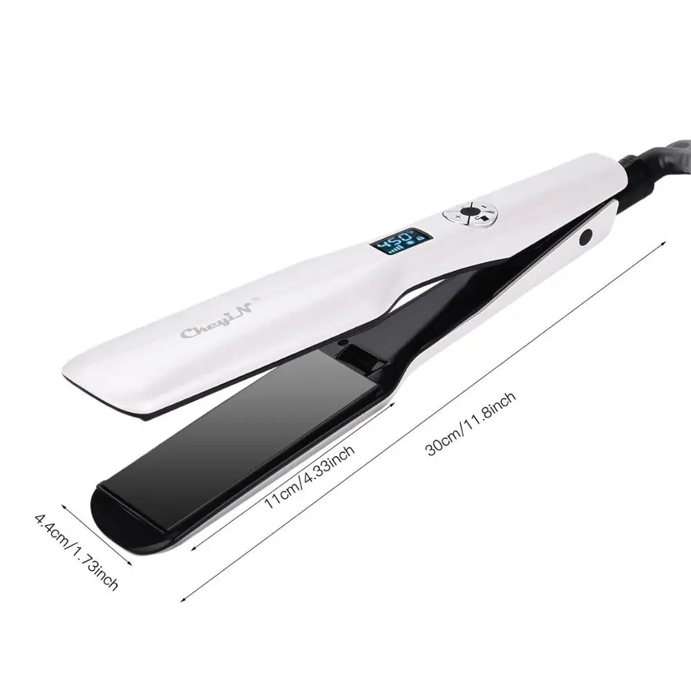 Flat Iron Hair Straightener LCD Display Adjustable Temperature Straightening Fast PTC Heating Ceramic Plate Hair Styling Tool
Flat Iron Hair Straightener LCD Display Adjustable Temperature Straightening Fast PTC Heating Ceramic Plate Hair Styling Tool