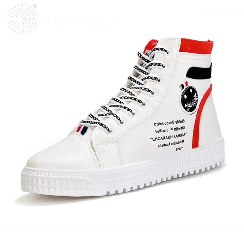 Spring Fashion Mens Leather Casual Shoes High Top Sneakers Male Lace Up Walking Shoes Autumn Breathable Tenis Masculino Zapatos
Spring Fashion Mens Leather Casual Shoes High Top Sneakers Male Lace Up Walking Shoes Autumn Breathable Tenis Masculino Zapatos