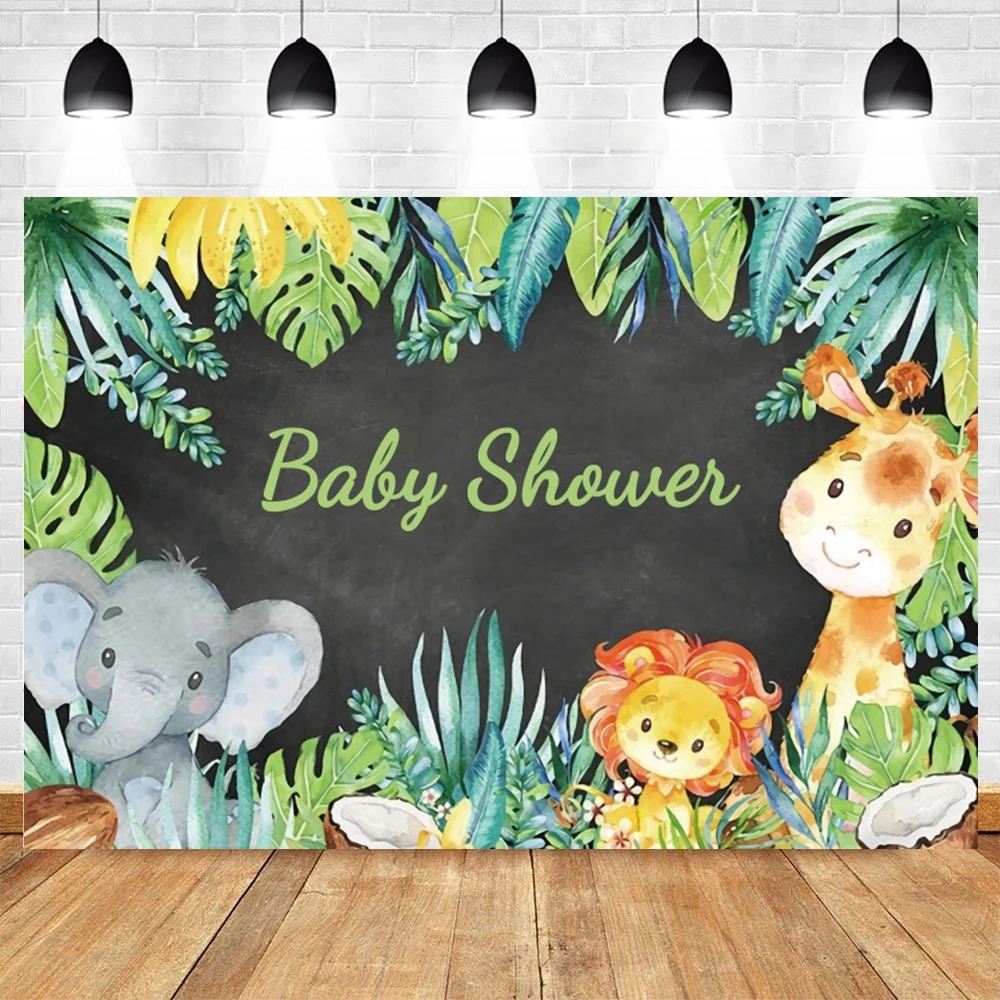 Baby Shower Birthday Safari Party Backdrop Photography Tropical Plant Leaf Background Wild Animal Decor Vinyl Photophone Props
Baby Shower Birthday Safari Party Backdrop Photography Tropical Plant Leaf Background Wild Animal Decor Vinyl Photophone Props