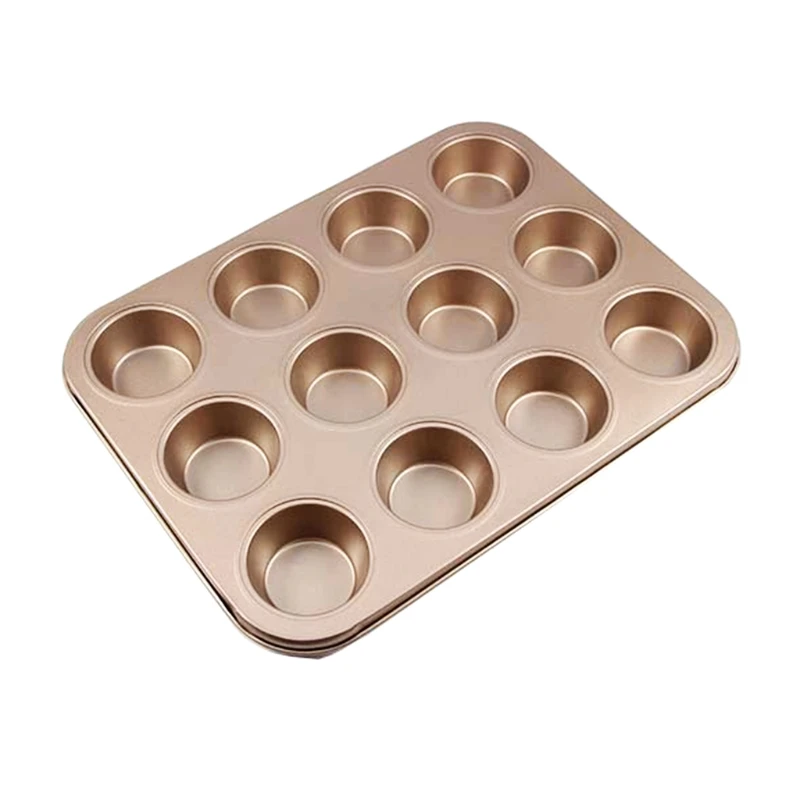 50LB Baking Mold Carbon Steel Material Flat Bottom Non-stick Mini 12 Even Cake Mold Muffins Molds Non-stick Coating Bakewares
50LB Baking Mold Carbon Steel Material Flat Bottom Non-stick Mini 12 Even Cake Mold Muffins Molds Non-stick Coating Bakewares