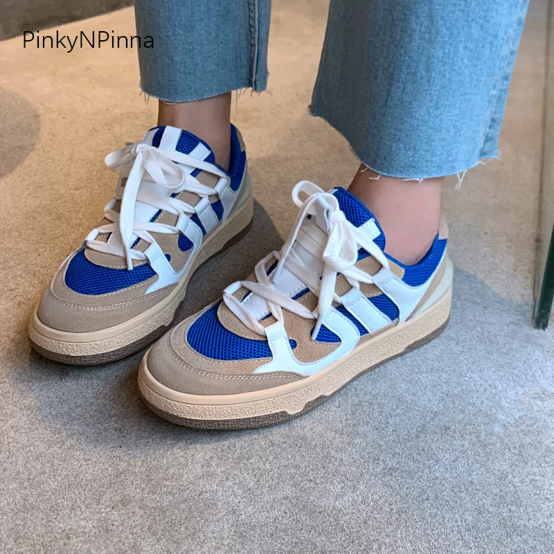 super soft women genuine leather mesh breathable summer flat sneakers trendy street style tennis shoes running hike young girls
super soft women genuine leather mesh breathable summer flat sneakers trendy street style tennis shoes running hike young girls