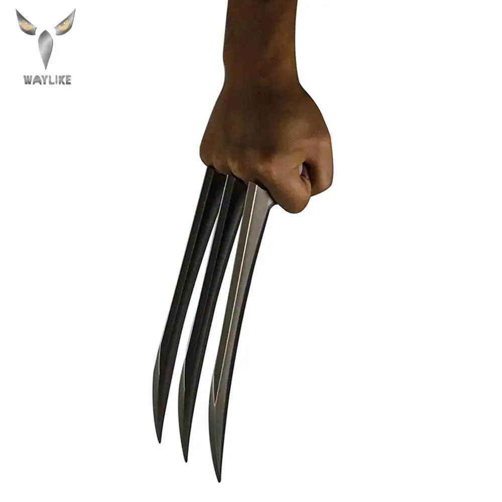 Superhero 1 Pair Durable Plastic Wolverine Claws Blade Figure for Halloween Costume Party Cosplay Props Silver
Superhero 1 Pair Durable Plastic Wolverine Claws Blade Figure for Halloween Costume Party Cosplay Props Silver