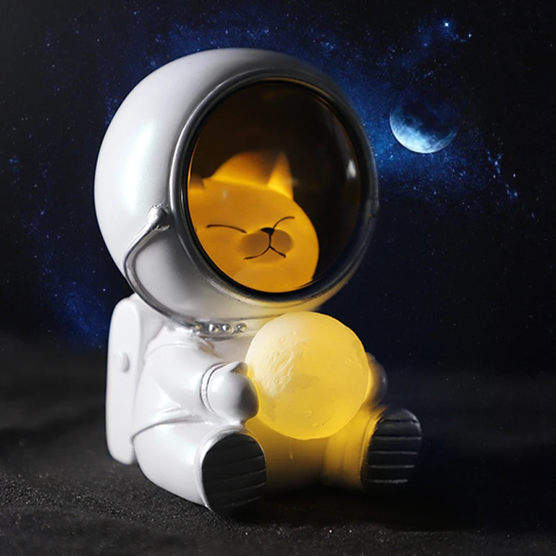Spaceman Night Light Creative Cute Pet Astronaut Lamps Led Night Light Home Decoration Kids Gift Bedroom Ornaments Lights
Spaceman Night Light Creative Cute Pet Astronaut Lamps Led Night Light Home Decoration Kids Gift Bedroom Ornaments Lights