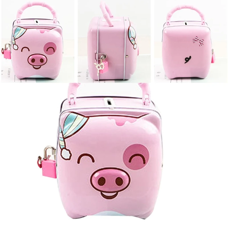Activity Center Coin Bank Teaching Piggy Bank Box with Lock Realistic Bank Toy 3XUC
Activity Center Coin Bank Teaching Piggy Bank Box with Lock Realistic Bank Toy 3XUC