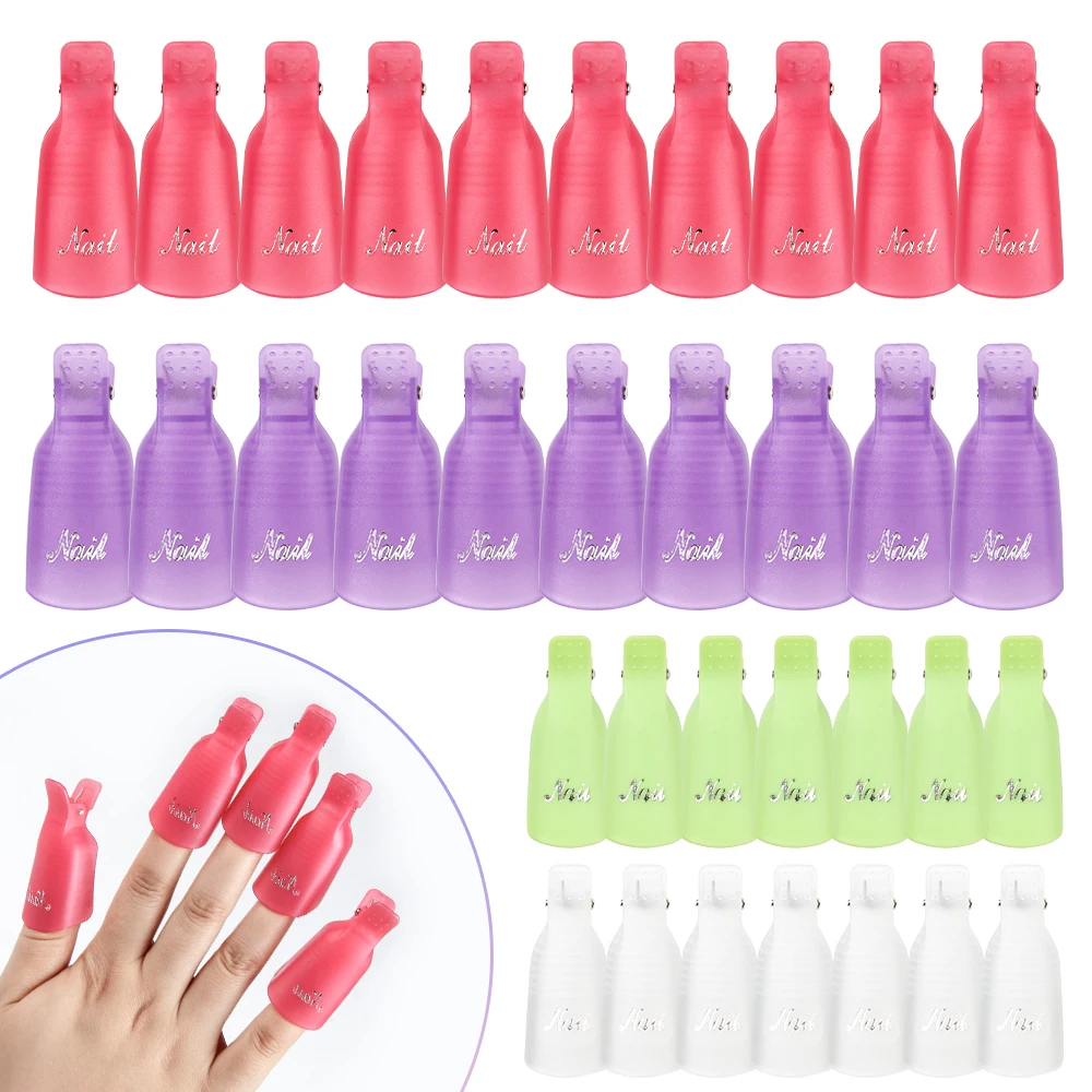 5/10PCS Plastic Nail Art Soak Off Cap Clips UV Gel Polish Remover Wrap Tool Fluid for Removal of Varnish Manicure Tools
5/10PCS Plastic Nail Art Soak Off Cap Clips UV Gel Polish Remover Wrap Tool Fluid for Removal of Varnish Manicure Tools