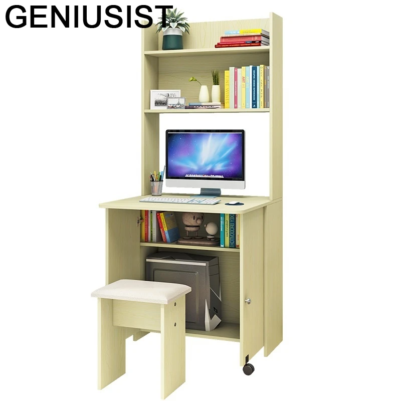 Escritorio Mueble Bureau Meuble Bed Tafelkleed Small Dobravel Schreibtisch Laptop Mesa Tablo компьютерный стол с книжной