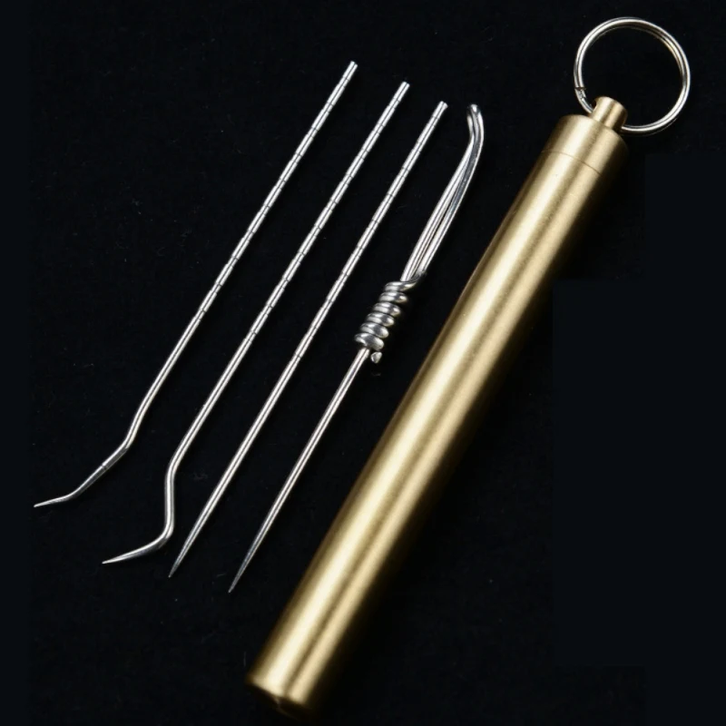 Stainless Steel Toothpick Set With Portable Toothpick Holder Outdoor Household Travel Seal Storage Container Box Case
Stainless Steel Toothpick Set With Portable Toothpick Holder Outdoor Household Travel Seal Storage Container Box Case