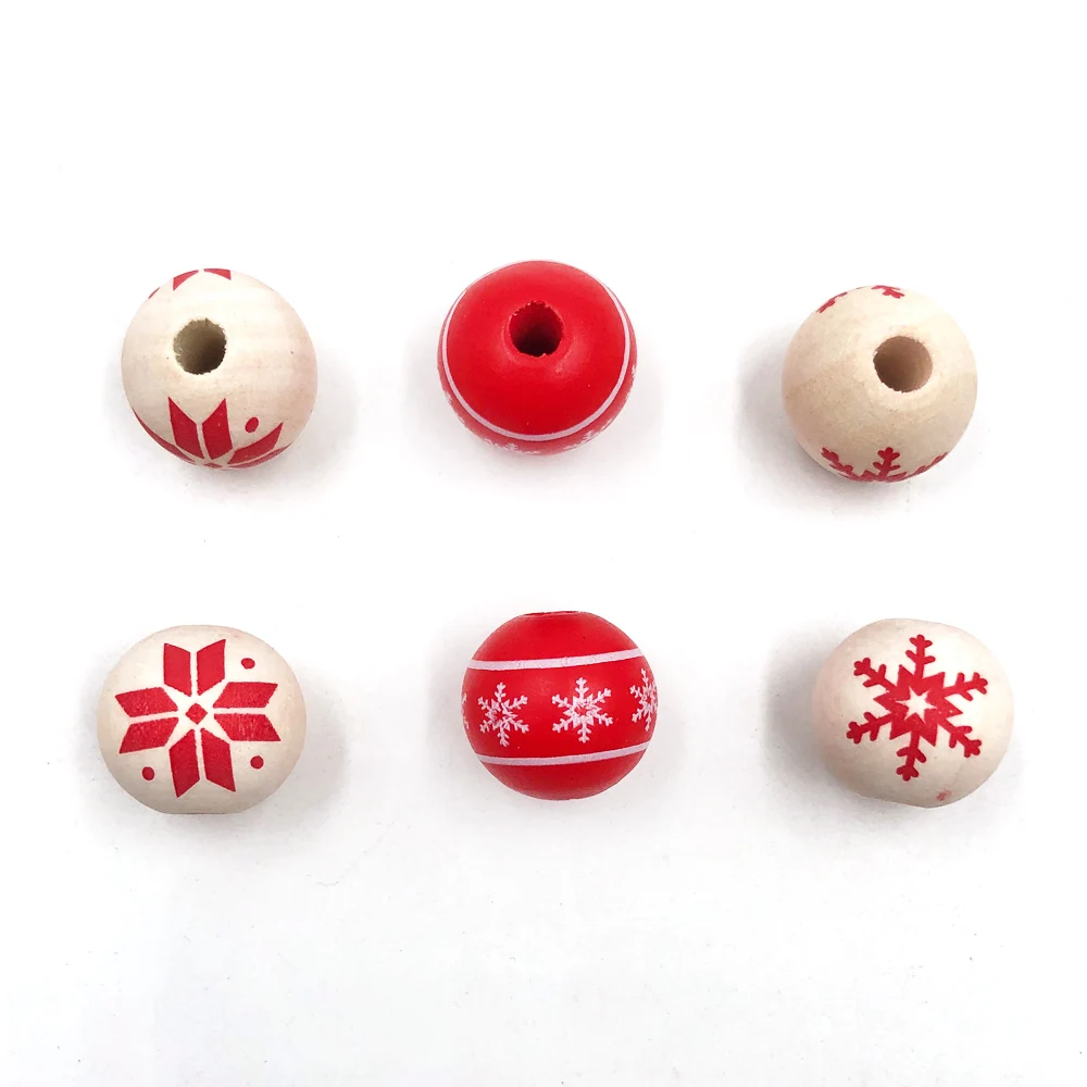 Christmas Red Snow Natural Wooden Beads Black and white plaid leopard print Diy Pacifier Clip Wood Qrganic Toys Bead 20pc 16mm
Christmas Red Snow Natural Wooden Beads Black and white plaid leopard print Diy Pacifier Clip Wood Qrganic Toys Bead 20pc 16mm