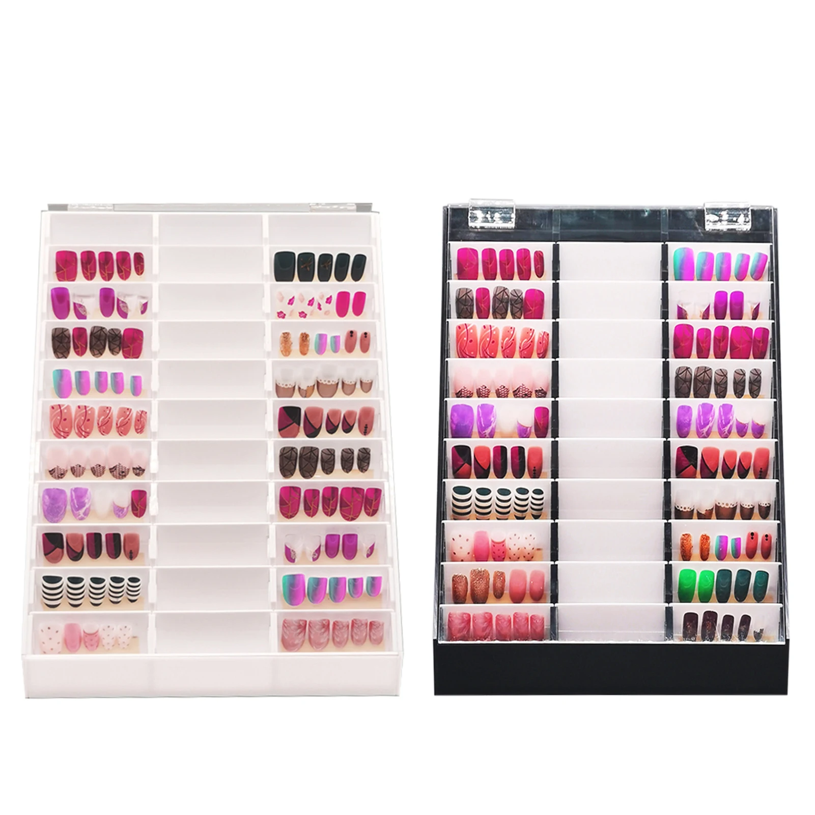 False Nail Color Book Display Board Fake Nail Tips Display Board Nail Tips Display Book Storage Box Acrylic Nail Art Display Box
False Nail Color Book Display Board Fake Nail Tips Display Board Nail Tips Display Book Storage Box Acrylic Nail Art Display Box