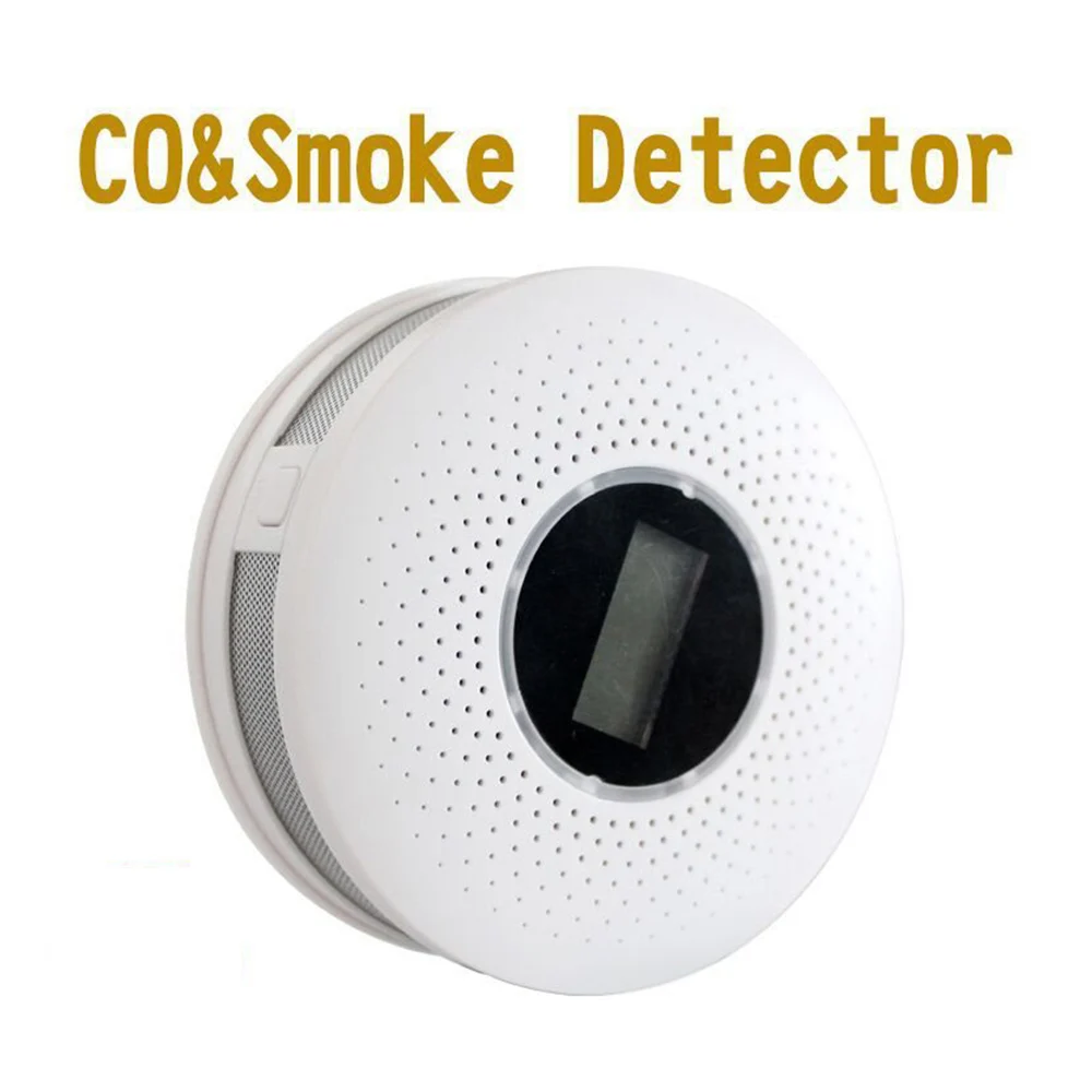2 In 1 LCD Digital Carbon Monoxide Smoke Combo Detector Gas Warning Sensor CO Alarm Home Security Protection High Sensitive
2 In 1 LCD Digital Carbon Monoxide Smoke Combo Detector Gas Warning Sensor CO Alarm Home Security Protection High Sensitive