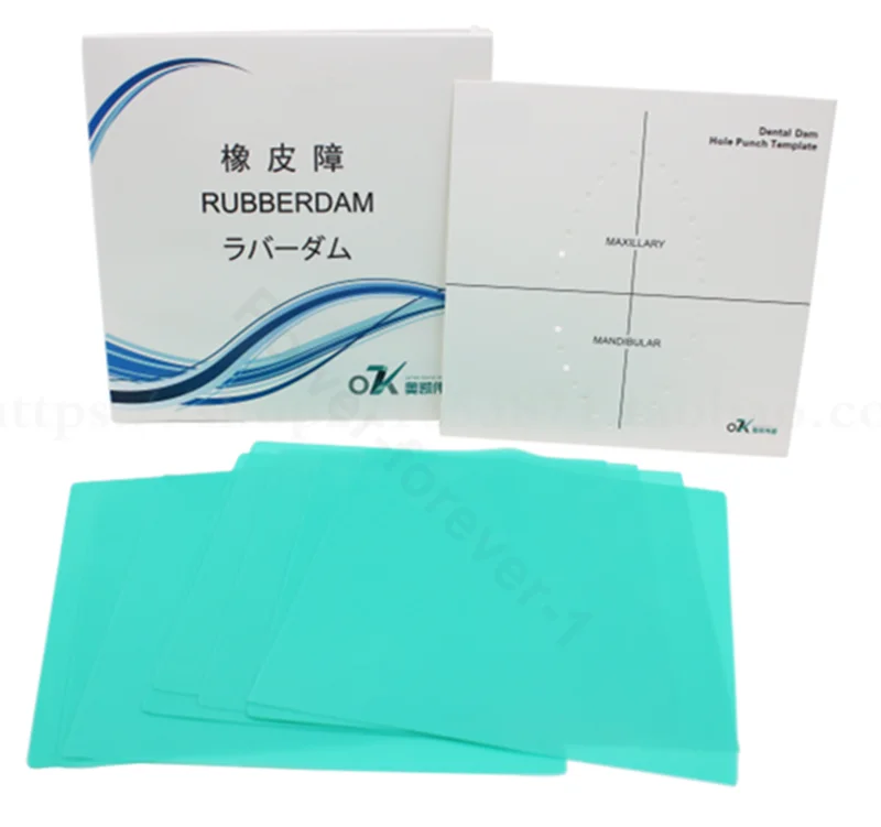 Green Dental Rubber Dam Sheets Adult Medium Thickness High Tensile Strength Frame Holder 1Box(36Sheets)
Green Dental Rubber Dam Sheets Adult Medium Thickness High Tensile Strength Frame Holder 1Box(36Sheets)