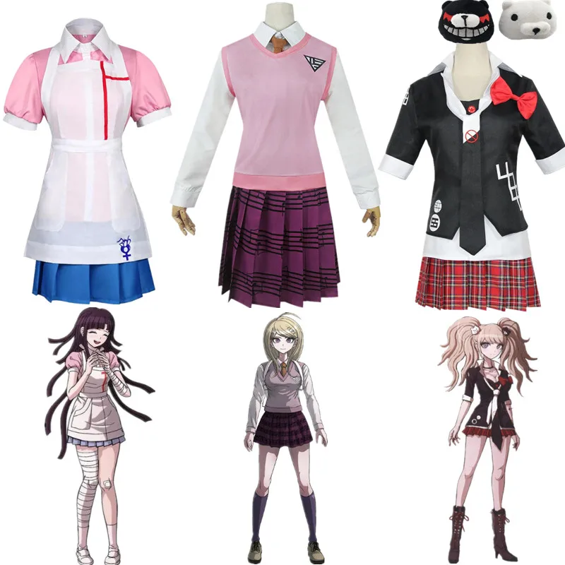 Anime Danganronpa Mikan Tsumiki Cosplay Costume Enoshima Junko Halloween Carnival Maid Clothes Kaede Akamatsu Uniform For Women
Anime Danganronpa Mikan Tsumiki Cosplay Costume Enoshima Junko Halloween Carnival Maid Clothes Kaede Akamatsu Uniform For Women