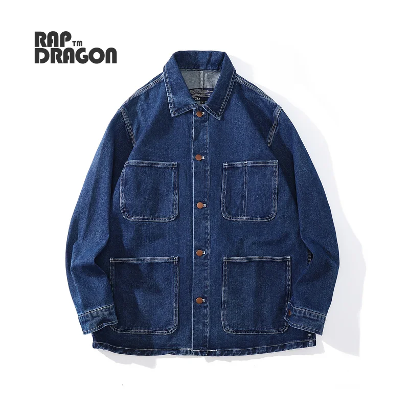 Men Denim Jacket Pocket Motorcycle Jacket 2021 Winter Jacket Coat Vintage Cotton Loose Lapel Fashion Casual Clothing Unisex New
Men Denim Jacket Pocket Motorcycle Jacket 2021 Winter Jacket Coat Vintage Cotton Loose Lapel Fashion Casual Clothing Unisex New