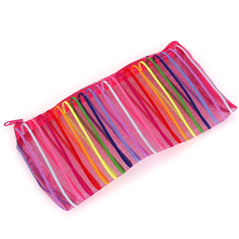 Travel Storage Zipper Closure Fashion Toothbrush Dustproof Transparent Portable Colorful Lines Lipsticks Cosmetic Bag
Travel Storage Zipper Closure Fashion Toothbrush Dustproof Transparent Portable Colorful Lines Lipsticks Cosmetic Bag