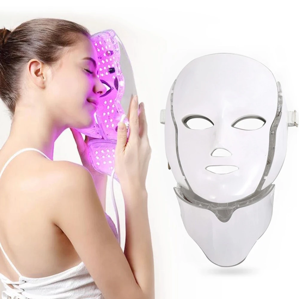 LED Phototherapy Facial Seven-Color Light Household Facial Mask Instrument Red and Blue Beauty Acne Spot Rejuvenation Instrument 
LED Phototherapy Facial Seven-Color Light Household Facial Mask Instrument Red and Blue Beauty Acne Spot Rejuvenation Instrument