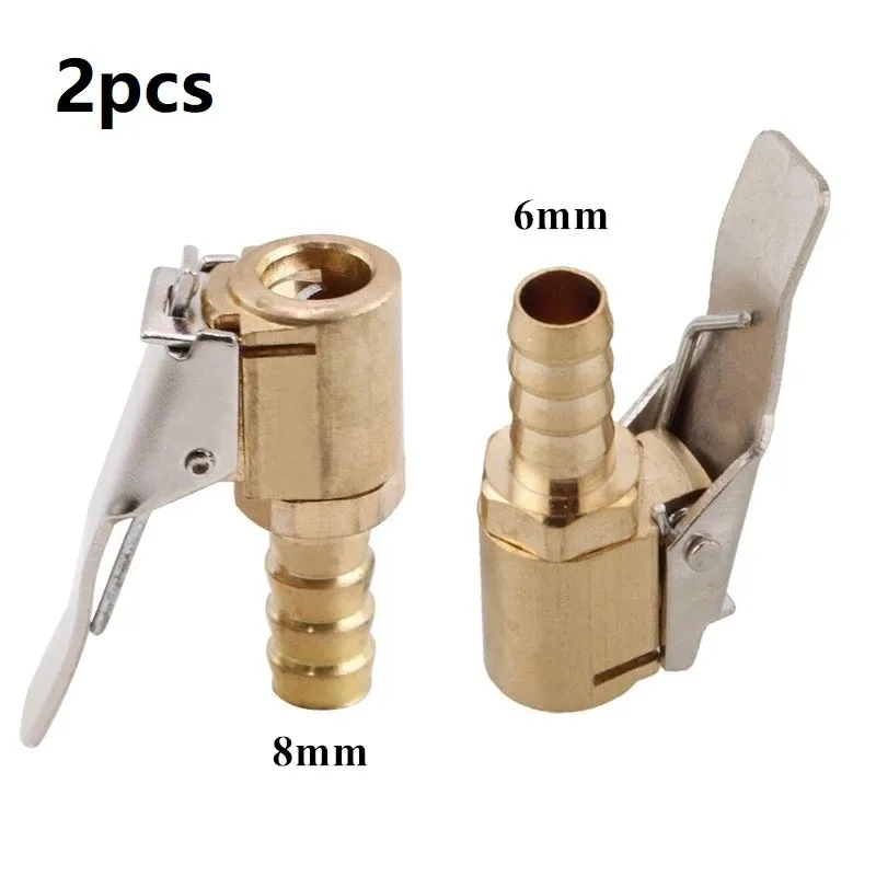 2pcs 6mm/8mm Inflatable Collet With Lock Connector Tire Inflator Valve And Clamp Car Truck Tires Inflation Chuck Car Power Tools
2pcs 6mm/8mm Inflatable Collet With Lock Connector Tire Inflator Valve And Clamp Car Truck Tires Inflation Chuck Car Power Tools
