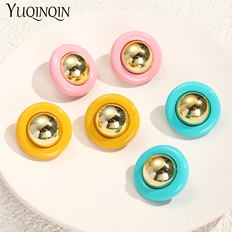 Vintage Geometric Round Fashion Earrings For Women Punk Large Big Pearl Stud Earrings for Girls Trend Gold Earring Jewelry Gift
Vintage Geometric Round Fashion Earrings For Women Punk Large Big Pearl Stud Earrings for Girls Trend Gold Earring Jewelry Gift