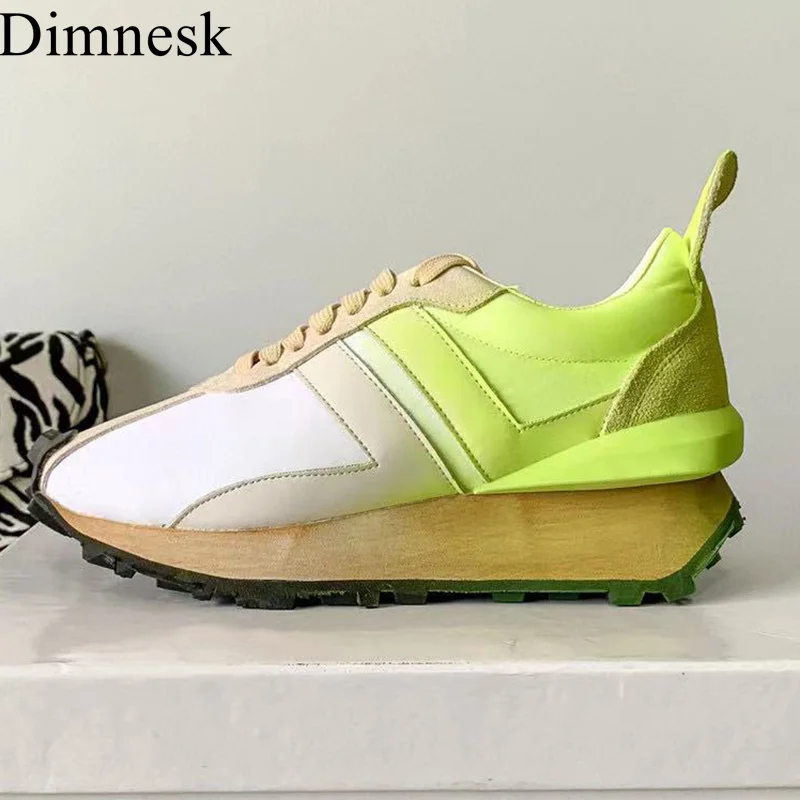 Hot Sell Flat Thick Sole Sneakers Women Round Toe Mixed Colors Lace Up Casual Shoes Ladies Spring Patchwork Running Shoes 2021
Hot Sell Flat Thick Sole Sneakers Women Round Toe Mixed Colors Lace Up Casual Shoes Ladies Spring Patchwork Running Shoes 2021