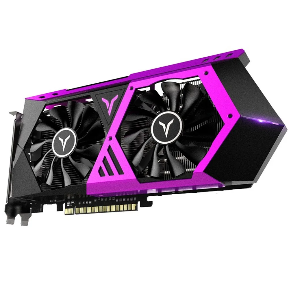Игровая видеокарта Yeston Radeon RX580 2048SP 8G OC GDDR5 256bit PCI Express x16 3 0 DVI + HDMI * DP для настольного