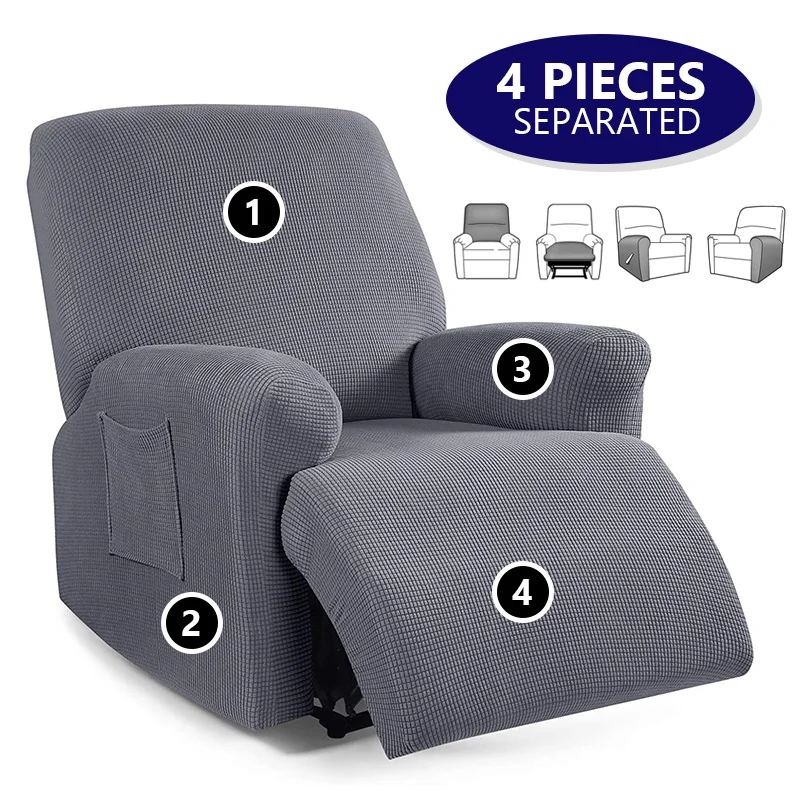 4 Separate Piece Recliner Chair Cover Thick Soft Recliner Slipcover for Living Room Sofa Couch Armchair Cover Elastic Stretch
4 Separate Piece Recliner Chair Cover Thick Soft Recliner Slipcover for Living Room Sofa Couch Armchair Cover Elastic Stretch