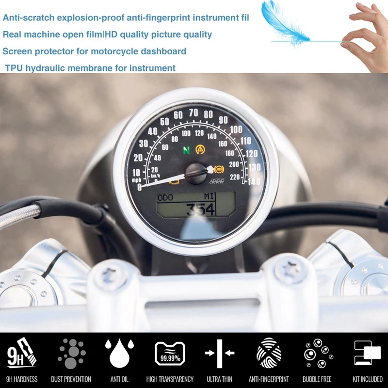 Motorcycle Cluster Scratch Protection Film Screen Protector for R Nine T Scrambler R Nine T Pure R Nine T Urban
Motorcycle Cluster Scratch Protection Film Screen Protector for R Nine T Scrambler R Nine T Pure R Nine T Urban