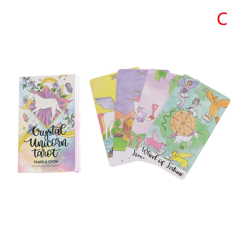 Crystal Unicorn Tarot Cards Guidance -Divination Oracle Tarot Deck Board Game
Crystal Unicorn Tarot Cards Guidance -Divination Oracle Tarot Deck Board Game